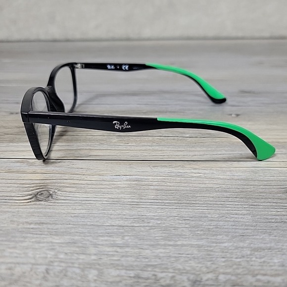 Ray-Ban RB1586 3773 Kids‎ Eyeglasses Black Green Frames Only 49-16-130 Full Rim - Picture 3 of 10